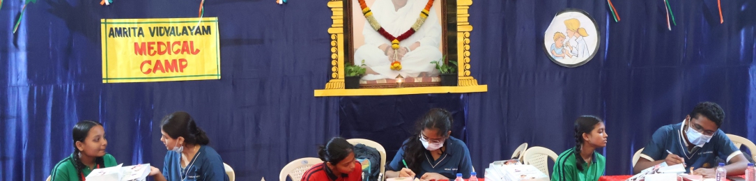 MEDICAL CAMP AT AMRITA VIDYALAYAM
